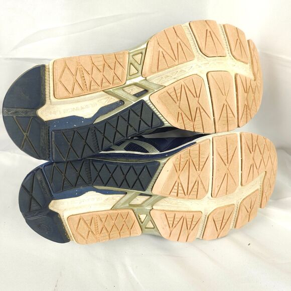 Asics Gel Foundation13 Women Sneakers 9 Blue Mesh Lace Up Running Active Shoe - Picture 4 of 11